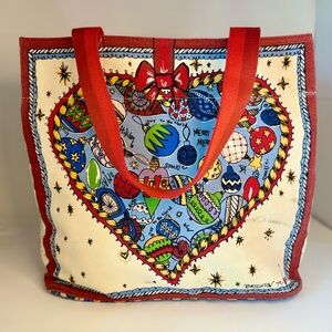 🌸BRIGHTON NWT Christmas totebag.